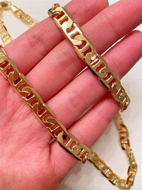 gucci links gold|men's Gucci link gold chain.